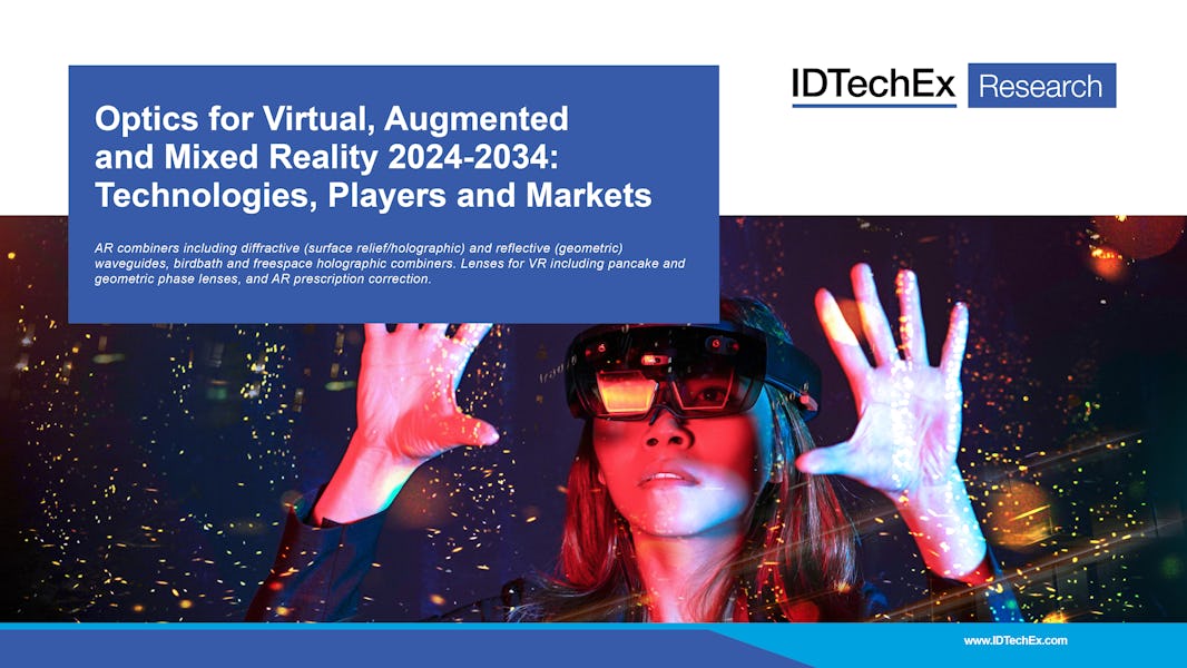 Optics for Virtual, Augmented and Mixed Reality 2024-2034: Technologies, Players and Markets