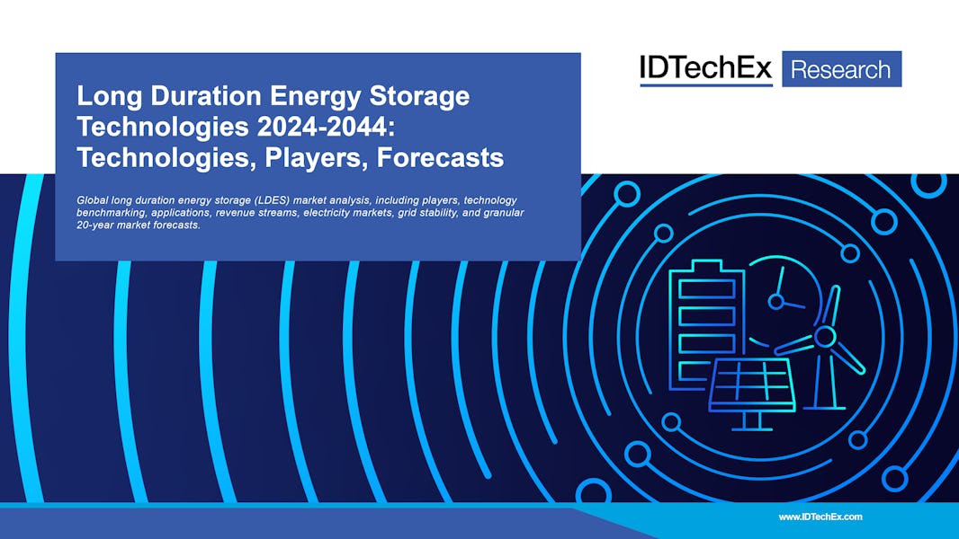 Langfristige Energiespeichertechnologien 2024-2044: Technologien, Akteure, Prognosen