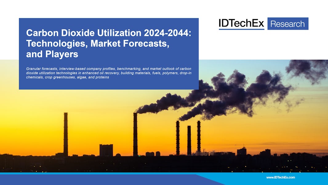 Utilisation du dioxyde de carbone 2024-2044 : technologies, prévisions de marché et acteurs