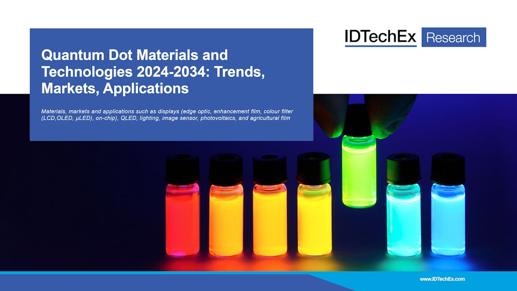 Matériaux et technologies à points quantiques 2024-2034 : tendances, marchés, applications