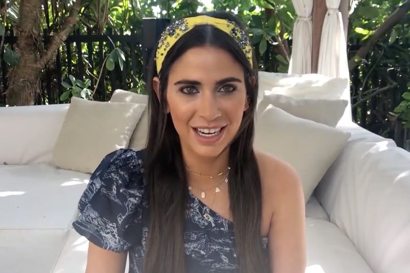 Jewish influencer Lizzy Savetsky in an interview in 2020. (Screen capture/YouTube)