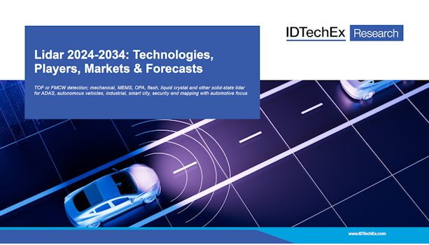 Lidar 2024-2034: เทคโนโลยี ผู้เล่น ตลาด และการคาดการณ์