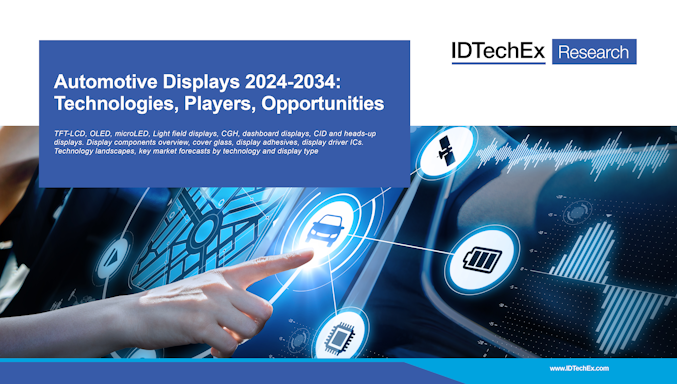 Displays automobiles 2024-2034 : technologies, acteurs, opportunités