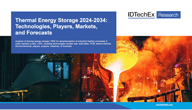 การจัดเก็บพลังงานความร้อน 2024-2034: เทคโนโลยี ผู้เล่น ตลาด และการคาดการณ์